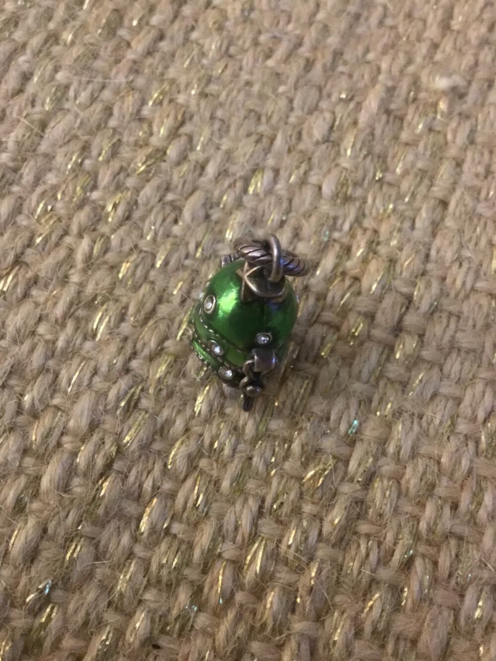 Brighton Christmas Tree Charm With Santa **RETIRED** W slide charm Naughty